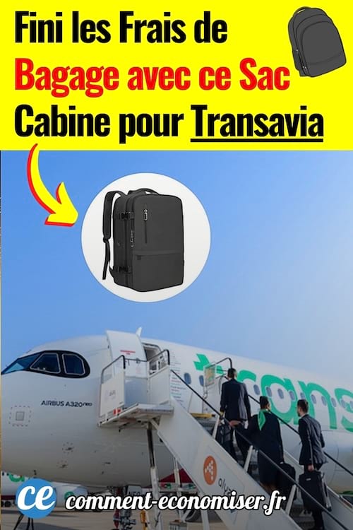 Un sac cabine pour éviter les frais de bagage chez Transavia