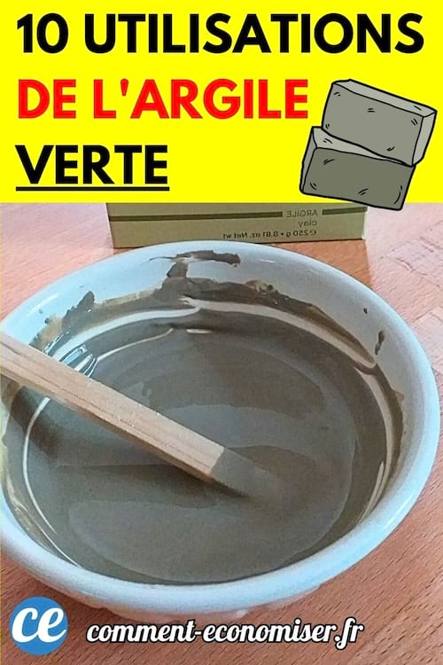 De l'argile verte liquide 
