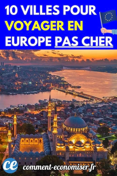 Vue panoramique d’Istanbul au coucher du soleil.