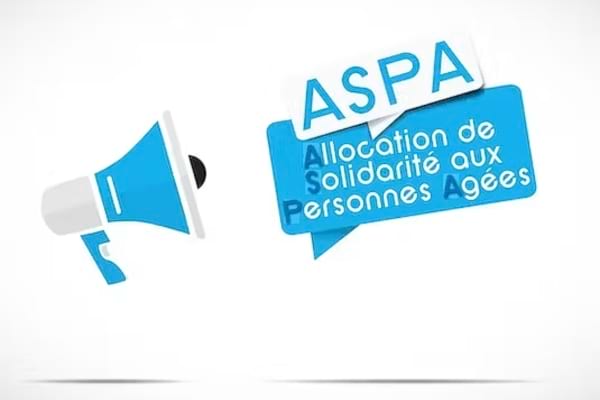Logo ASPA, aide pour les personnes âgées sans ressources.