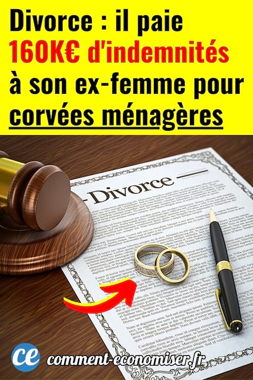 Une homme doit payer 160 000 euros d'indemnités à son ex-femme après un divorce