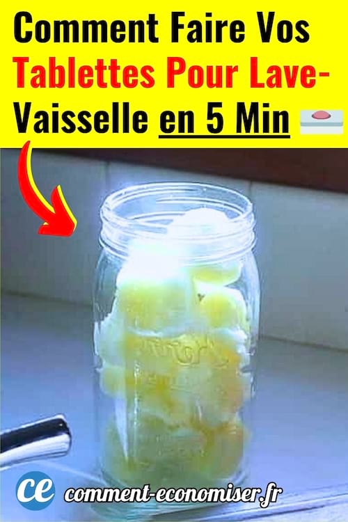 la recette pour faire des tablettes pour lave vaisselle soi même efficace