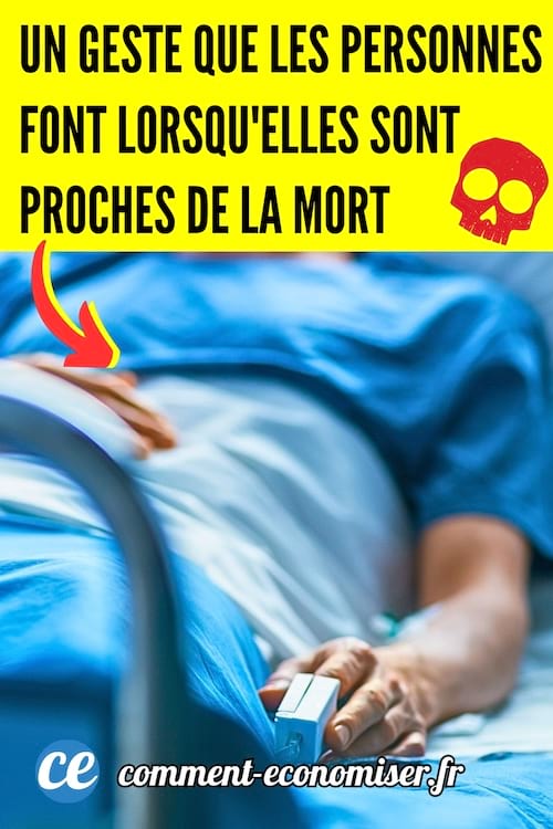 Une personne qui va mourir proche de la mort