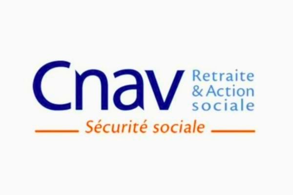 Logo de la CNAV, caisse de retraite française.