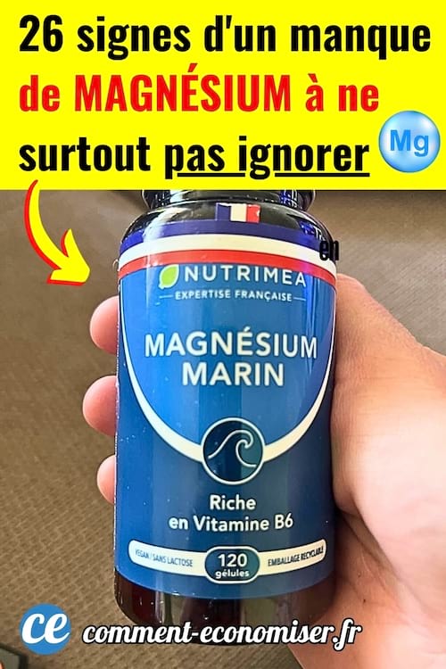 Une boîte de comprimés de magnésium pour éviter un manque