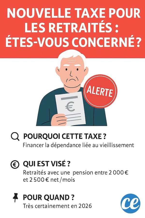 Explications d'une nouvelle taxe sur les retraités