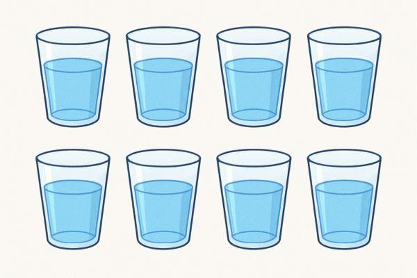 BeenSmile Lot De 8 Verres Sonic 250 Ml - Vaisselle Anniversaire Enfant Thème Sonic