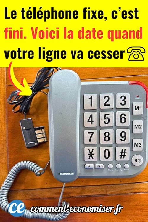 Le téléphone fixe s'arrête en france bientôt