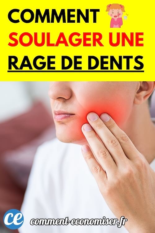 Un homme posant sa main sur sa joue enflée, illustrant une douleur dentaire intense.