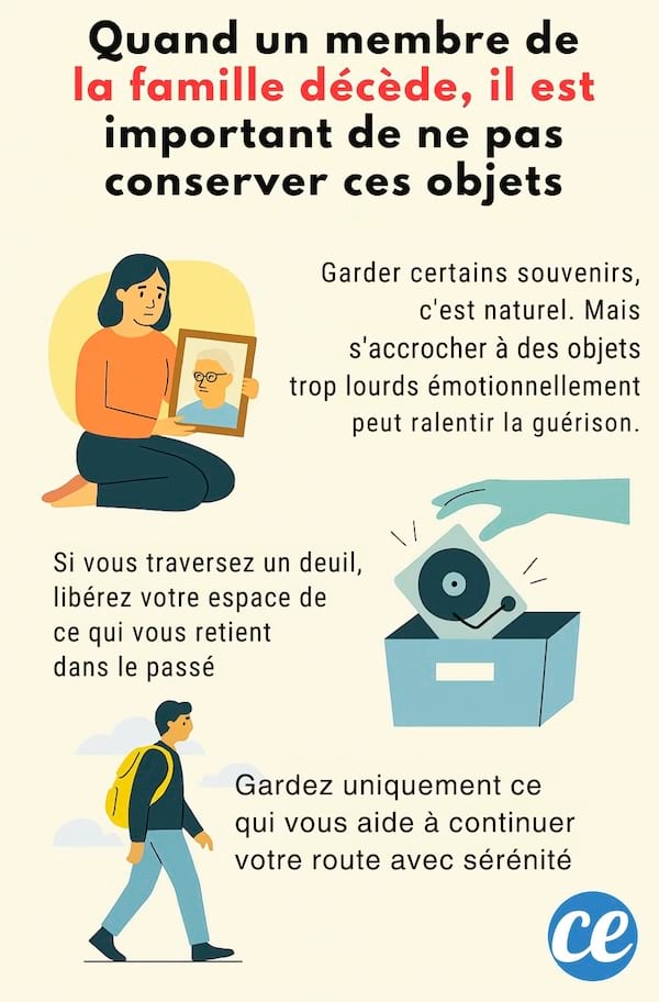 Les objets à ne pas conserver après un décès