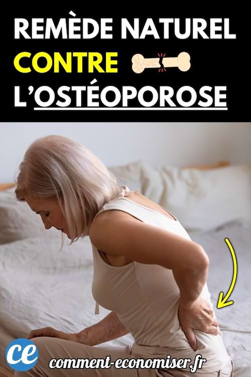 Femme âgée assise sur un lit avec une douleur au bas du dos.