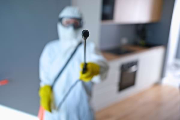 Invasion dans une cuisine propre.