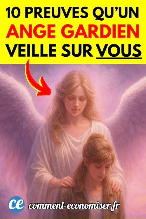 Un ange gardien qui veille sur une femme