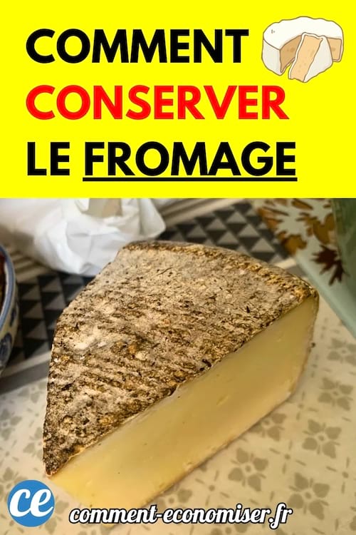 Un gros morceau de fromage à croûte posé sur une table.
