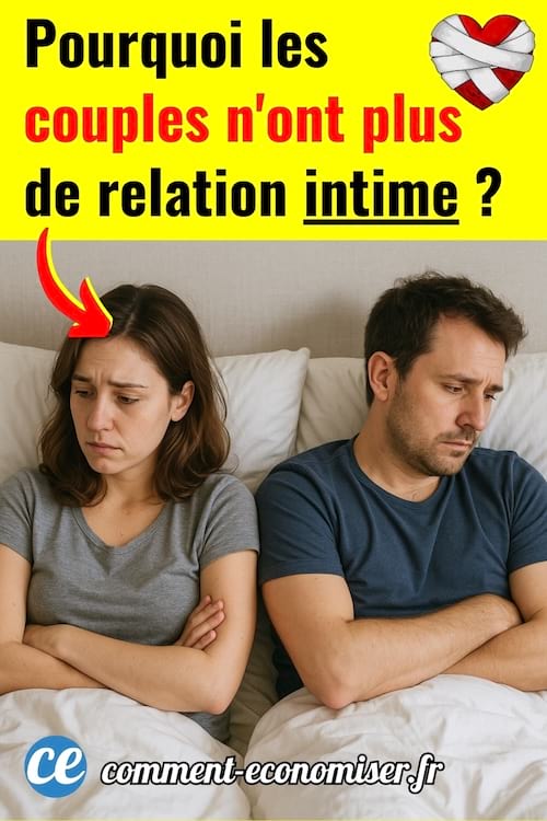 un couple dans un lit qui n'a plus de relation intime
