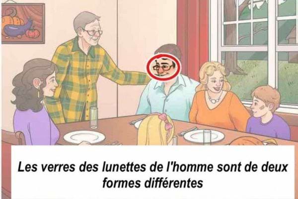 une image de repas familial pour chercher l'erreur