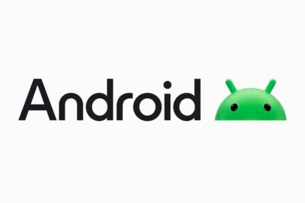 Le logo Android apparaît avec la tête verte du robot emblématique.  