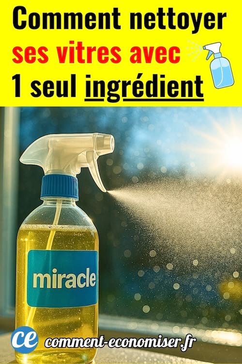 Un spray miracle pour nettoyer des vitres sans traces en 3 minutes à la maison