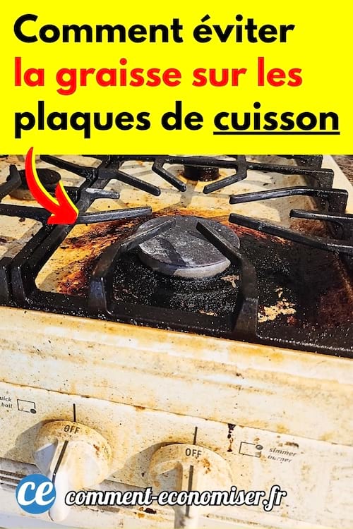 Une plaque de cuisson pleine de graisse à nettoyer