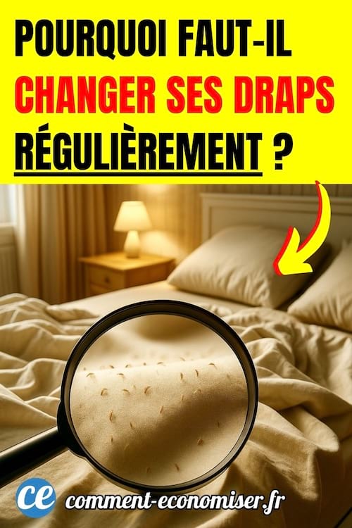 Un lit défait avec des draps sales