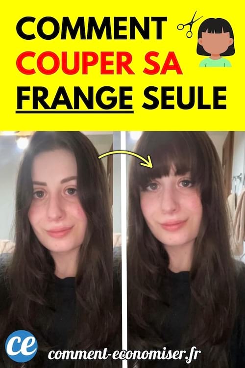 comment couper sa frange seule facilement a la maison