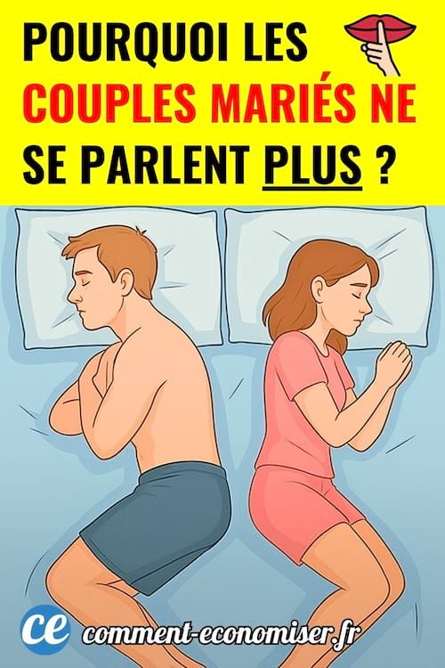 Un couple dans le lit qui ne se parle plus
