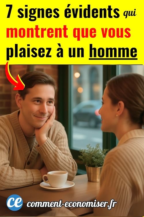 Un homme attiré par une femme dans un café