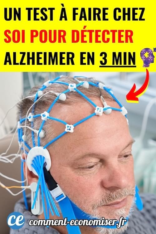 un homme avec des électrodes sur le crane