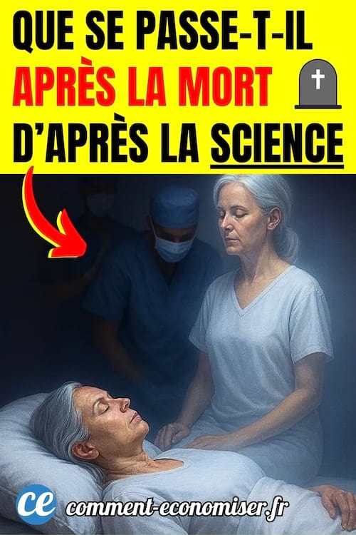 Une femme qui décède avec son âme qui s'en va de son corps