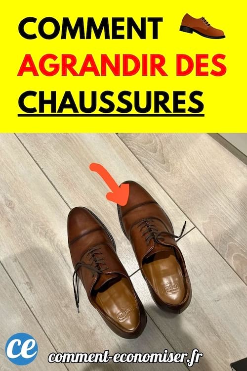Paire de chaussures marron en cuir posées sur parquet clair.