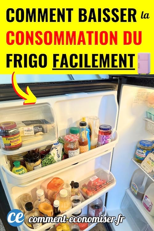 Un frigidaire qui a baissé en consommation d'électricité