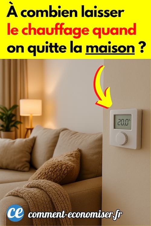 Un thermostat dans une pièce à l'ambiance cosy.