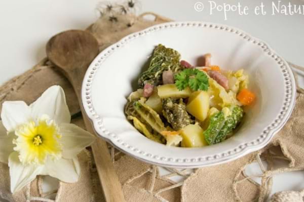 Chou vert mijoté façon bistrot 