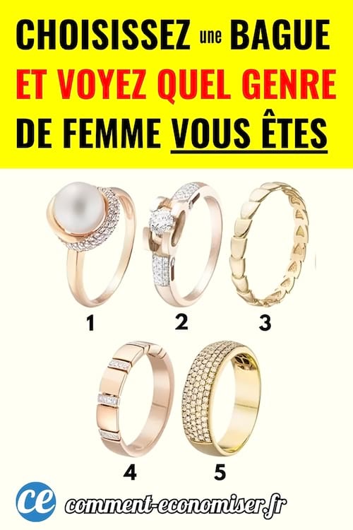 Des bagues à choisir pour une femme