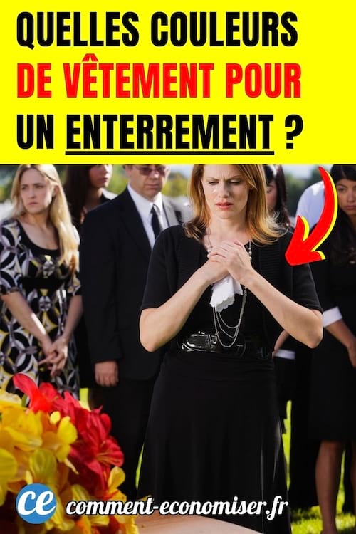 quelles couleurs éviter à un enterrement