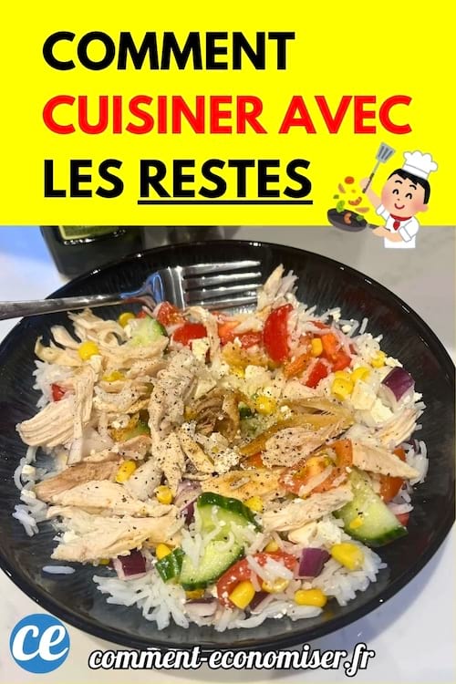 Cuisiner avec des restes.