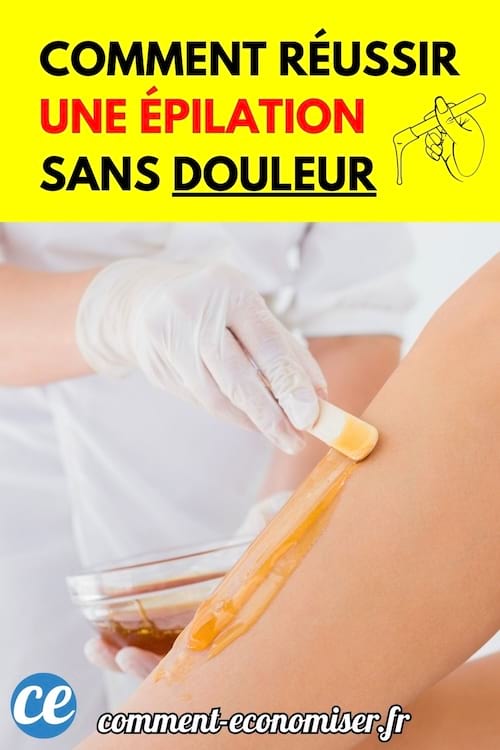 Esthéticienne appliquant cire chaude sur une jambe pour épilation.