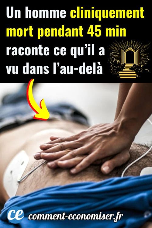 Des mains qui administrent un massage cardiaque sur un torse d'homme.