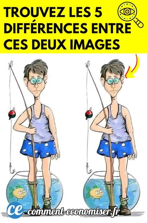 jeu des 5 différences à trouver entre les deux images