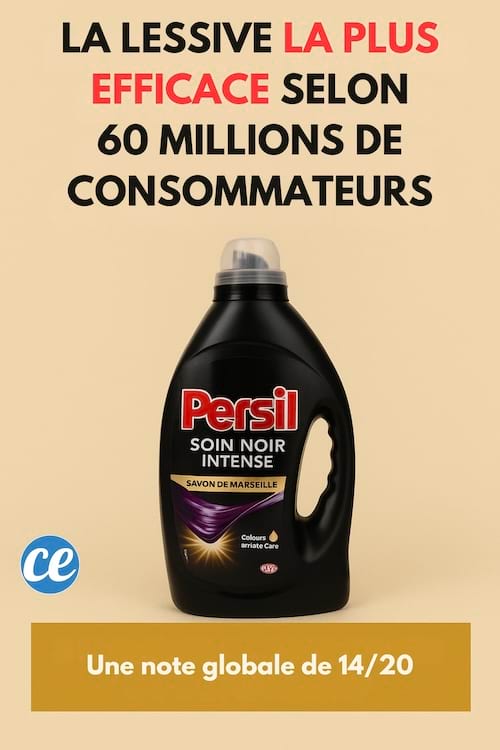 La lessive la plus efficace par 60 millions de consommateurs