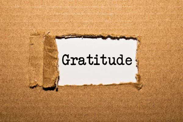 Mot gratitude.