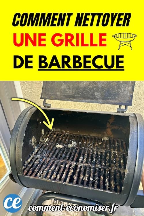 Nettoyer une grille de barbecue.