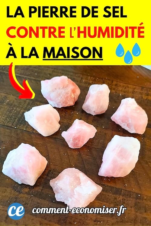 Des pierres de sel rose contre l'humidité à la maison
