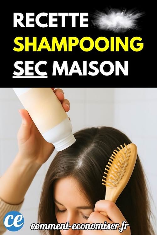 Recette shampooing sec maison.
