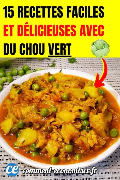 une recette avec du chou vert
