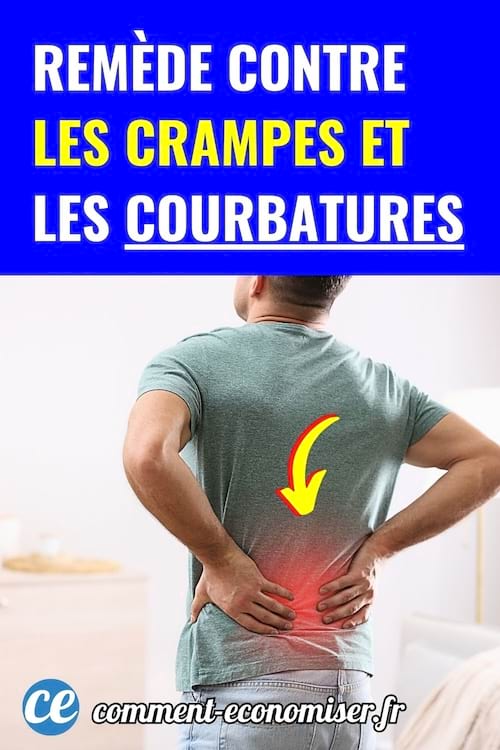 Homme en t-shirt vert se tenant le bas du dos douloureux.