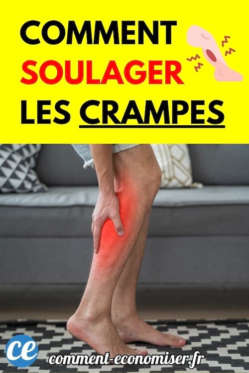 Homme tenant son mollet douloureux avec rougeur visible.