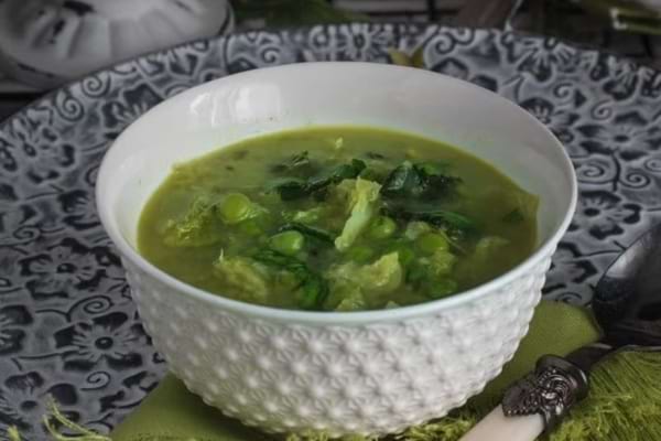 Soupe de chou vert 