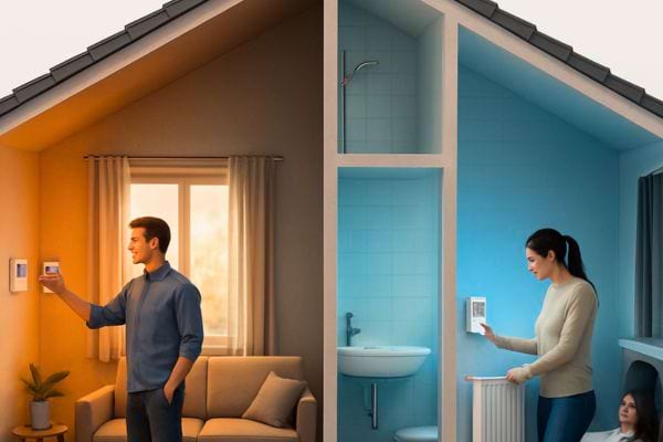 Réglage température.