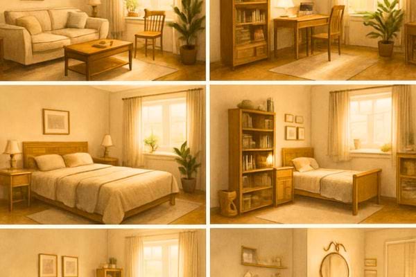 Température dans chaque pièce dans la maison.